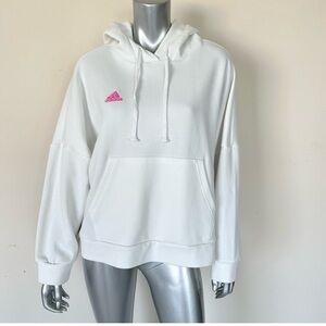 ADIDAS Oversized Hoodie, White, Size M